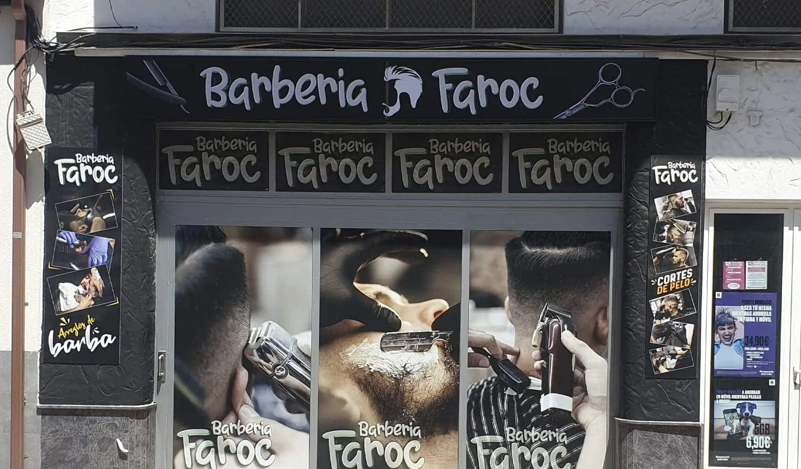 Barberia Faroc Rotulos
