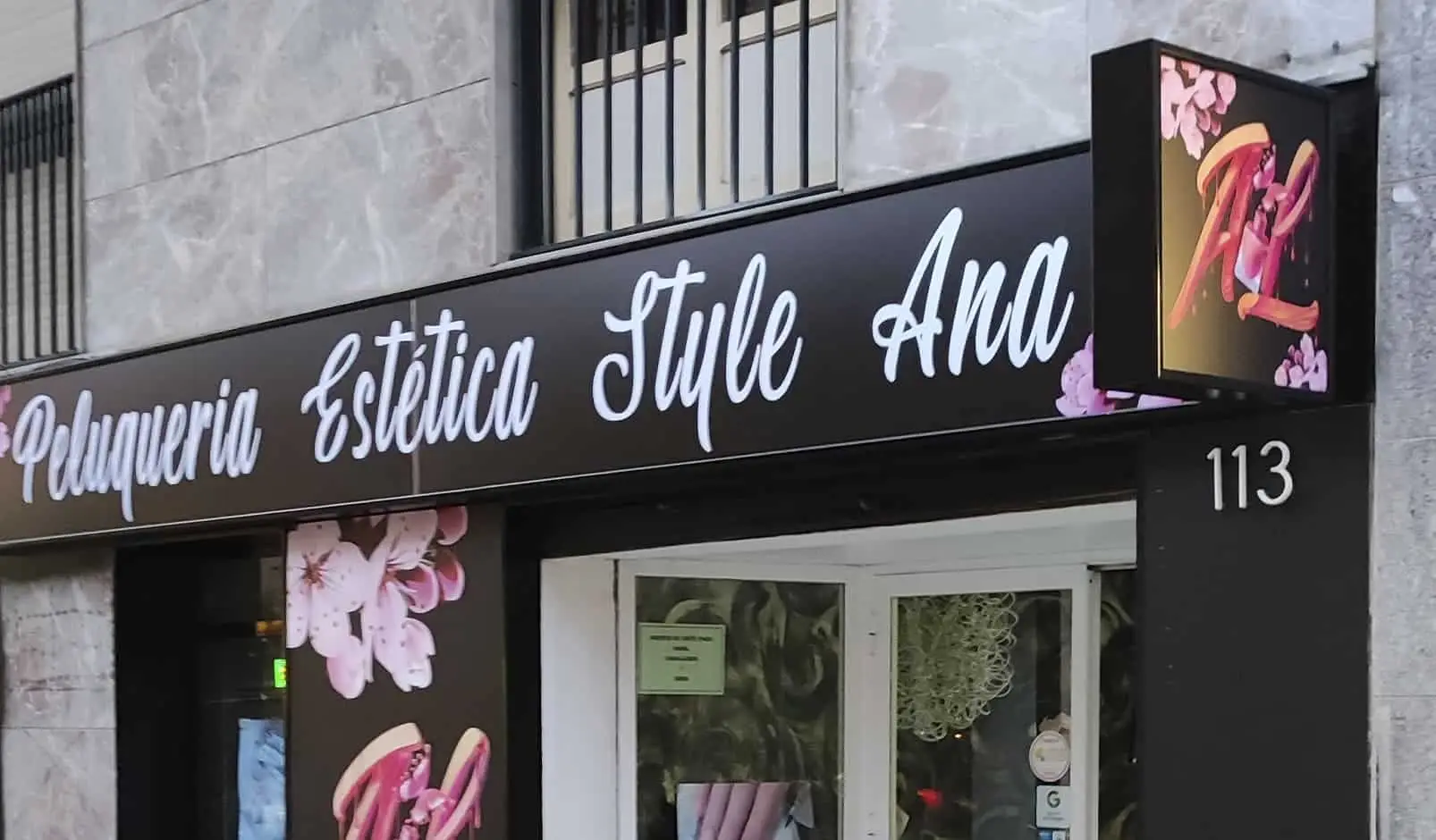 Rótulos Peluqueria Ana